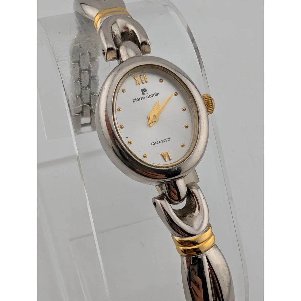 Pierre Cardin Watch Women 18mm Case Two Tone 6.5